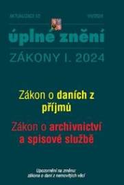 Aktualizace 2024 I/2 O daních z příjmů, o archivnictví a spisové službě