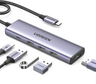 Ugreen 5-in-1 USB-C to HDMI/3x USB 3.0/PD - cena, porovnanie