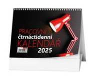 Pracovní čtrnáctidenní kalendář 2025 - stolní kalendář - cena, porovnanie