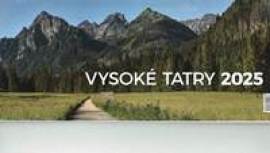 Vysoké Tatry 2025 - stolový dvojtýždenný kalendár