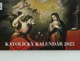 Katolícky kalendár 2025 - stolový dvojtýždenný kalendár