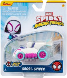 Jazwares Spidey Spider-Man Diecast Metal car 7,5 cm - Ghost Spider