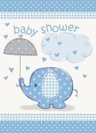 Unique Pozvánky - „baby shower" tehotenský večierok - chlapec/boy 8ks