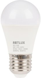 Retlux RLL 638 G45 E27 miniG 6 W WW D