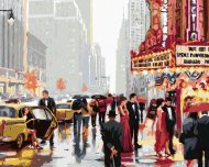 Zuty Maľovanie podľa čísel - Divadlo v New Yorku (Richard Macneil), 80 x 100 cm, napnuté plátno na rám - cena, porovnanie