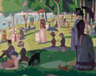 Zuty Maľovanie podľa čísel - Nedeľné popoludnie na ostrove Grande Jatte (G. Seurat), 40 x 50 cm, napnuté plátno na rám - cena, porovnanie