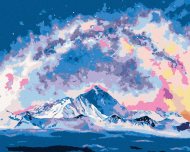 Zuty Mount Everest pod mliečnou dráhou, 40x50 cm, vypnuté plátno na rám - cena, porovnanie