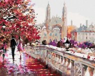 Zuty Maľovanie podľa čísel - Clare Bridge v Anglicku (Richard Macneil), 80 x 100 cm, napnuté plátno na rám - cena, porovnanie