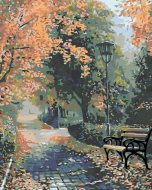 Zuty Maľovanie podľa čísel - Park v novembri, 40 x 50 cm, bez rámu a bez napnutia plátna - cena, porovnanie