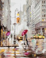 Zuty Maľovanie podľa čísel - Pár na prechode v New Yorku (Richard Macneil), 80 x 100 cm, napnuté plátno na rám - cena, porovnanie