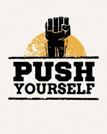 Zuty Maľovanie podľa čísel - Push yourself, 40 x 50 cm, napnuté plátno na rám