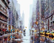 Zuty Maľovanie podľa čísel - Rušná ulica v New Yorku II (Richard Macneil), 40 x 50 cm, bez rámu a bez napnutia plátna - cena, porovnanie