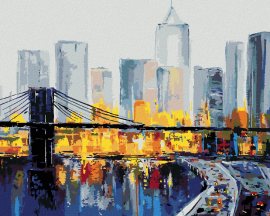 Zuty Maľovanie podľa čísel - Rušný New York, 40 x 50 cm, bez rámu a bez napnutia plátna