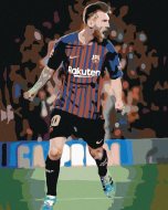 Zuty Maľovanie podľa čísel - Lionel Messi, 80 x 100 cm, bez rámu a bez napnutia plátna - cena, porovnanie