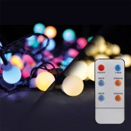 Solight LED 2 v 1 vonkajšia vianočná reťaz, guľa, diaľkový ovládač, 200 LED - cena, porovnanie