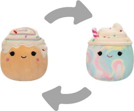 Squishmallows 2v1 Frappé Kelen a škoricová rolka Rease