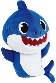 GGV Plyšový žralok Baby Shark, 21 cm, modrý