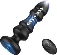 Superlove Thrusting & Vibrating Butt Plug with Remote - cena, porovnanie