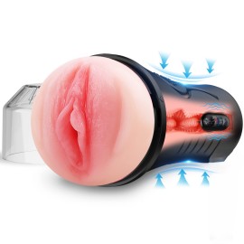 Superlove Realistic Squeezable Vibrating Pussy Masturbator