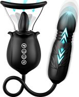 Superlove 3in1 Tongue Licking, Sucking & Thrusting Vibrator - cena, porovnanie