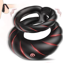 Superlove Vibrating Dual Cock & Ball Ring