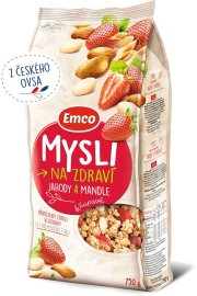 Emco Mysli na zdraví Jahody a mandle 750g