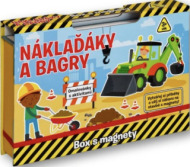 Náklaďáky a bagry - Box s magnety - cena, porovnanie