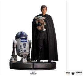 Iron Studios Star Wars - The Mandalorian - Luke Skywalker, R2-D2 and Grogu - Legacy Replica 1/4