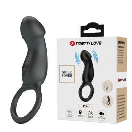 Pretty Love Trae Vibrating Ring with Stimulator