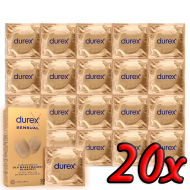 Durex Sensual 20ks - cena, porovnanie