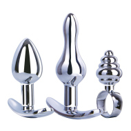 Nmc Hardware Gear 3in1 Metal Butt Plug Set I - cena, porovnanie