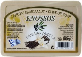 Knossos Grécke olivové mydlo s vôňou vanilky 100g