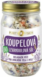 Purity Vision Levanduľová kúpeľová soľ 400g