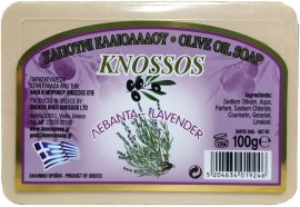 Knossos Grécke olivové mydlo s vôňou levandule 100g