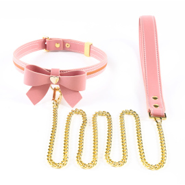 Sevanda Love Heart Butterfly Leather Collar