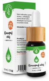 Zelená Země CBD Konopný olej 20% 10ml