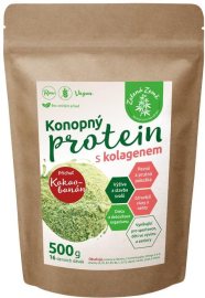 Zelená Země Konopný proteín s kolagénom 500g