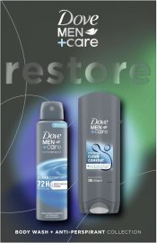 Dove Men+Care Clean Comfort prémiový vianočný balíček pre mužov 400ml