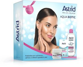 Astrid AQUA BIOTIC TRIPACK Denný a nočný krém pre suchú a citlivú pleť 50ml + Micelárna voda 3v1