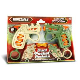 Huntsman Pištoľ vrecková naťahovacia 13cm 2ks Set