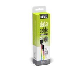 Colorway Kábel USB MicroUSB (multicolor) 2.4A 1m