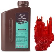 Sunlu UV resin ABS Like Resin Clear Red 1kg - cena, porovnanie