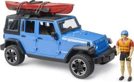 Bruder 2529 Jeep Wrangler Rubicon s kajakom a postavou