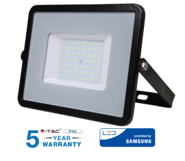 V-Tac LED reflektor 50W 4000lm SAMSUNG CHIP Slim 6400K