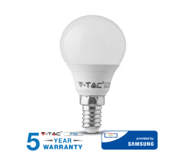 V-Tac LED žiarovka E14 7W 600lm P45 4000K