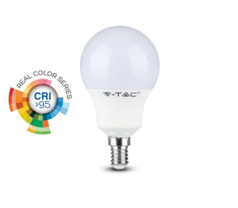 V-Tac LED žiarovka E14 CRI 95 5,5W 470lm P45 4000K