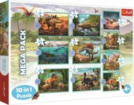 Trefl Puzzle Dinosaury mega pack 10v1 - cena, porovnanie