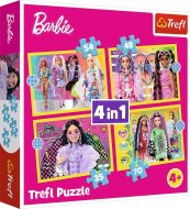 Trefl Puzzle Veselý svet Barbie 4V1 - cena, porovnanie