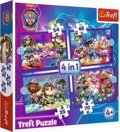 Trefl Puzzle Labková patrola: Hrdinovia 4V1