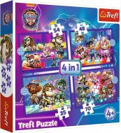 Trefl Puzzle Labková patrola: Hrdinovia 4V1 - cena, porovnanie